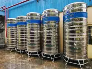 Bồn nước giá sỉ bồn nhựa, bồn inox 10 - 30 khối