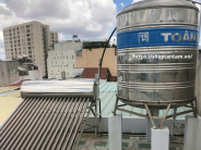 COMBO lắp đặt bồn nước và máy năng lượng mặt trời giá rẻ